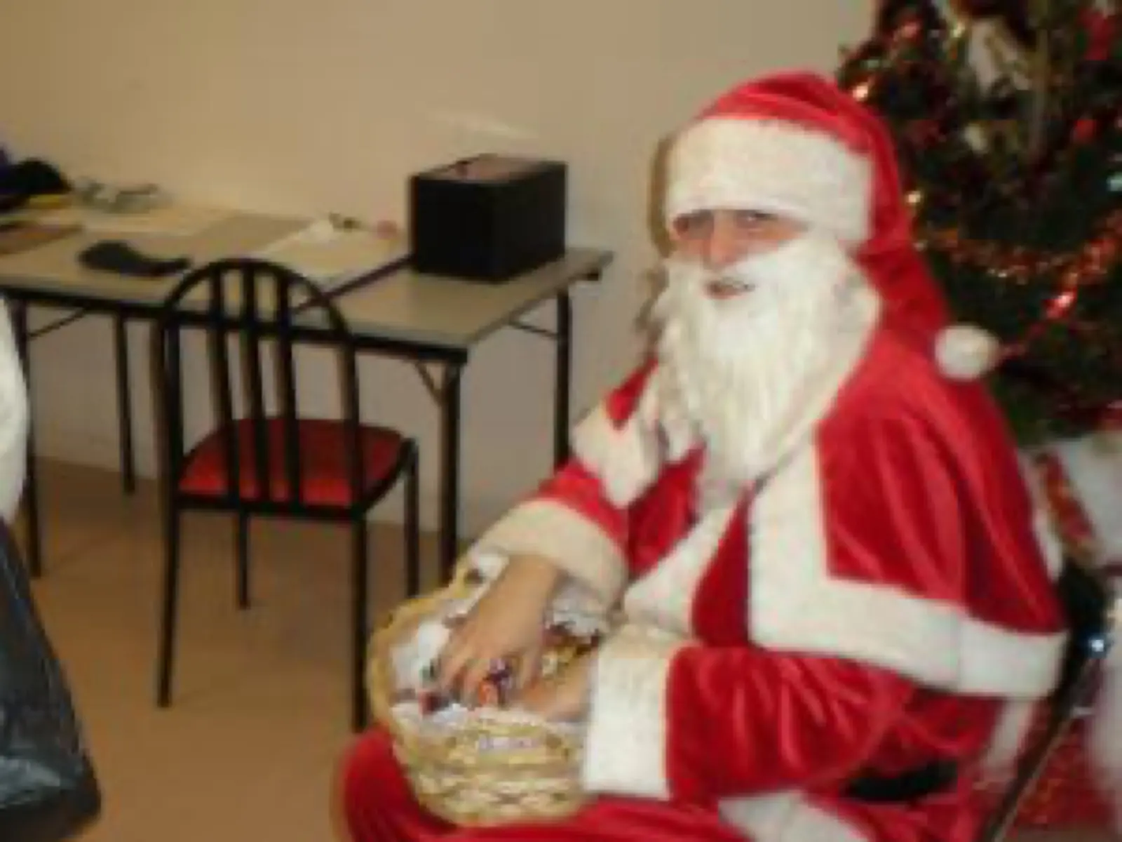 Magie visuelle lors de l'arbre de Noël