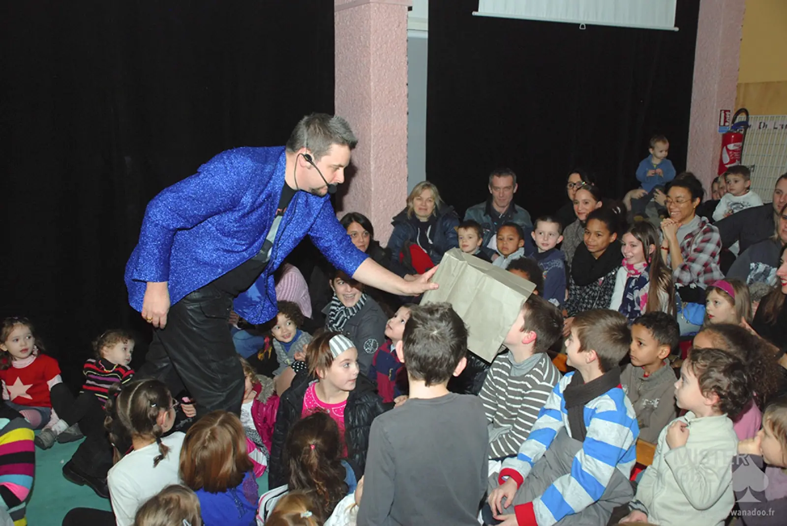 Mise en scène d'un tour de cartes