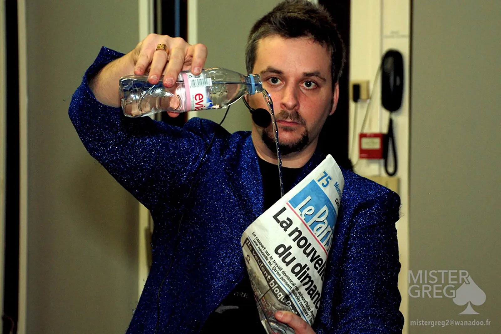 Mister Greg en scène